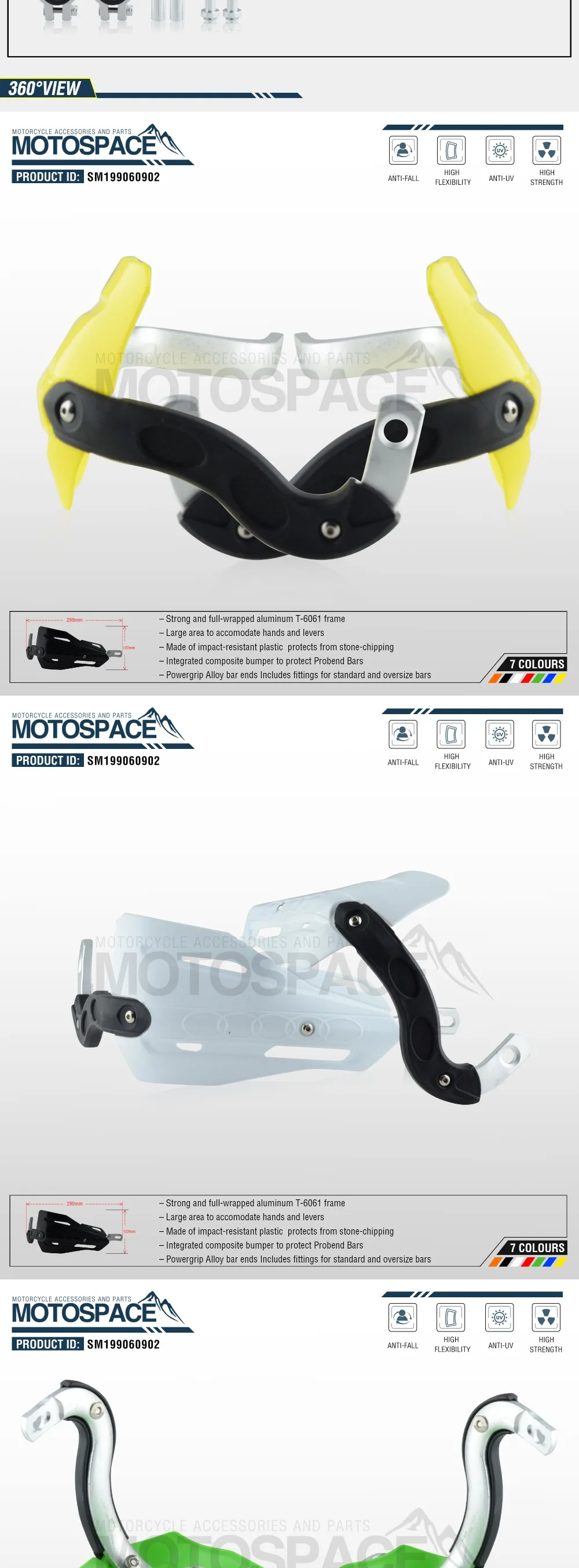 Spacemotors выносливость рукавицы для мотоцикла подходит для 7/" 22 мм Handlebar1-1/8 28 мм жир бар CR XR YZ WR EX TTR CRF WRF EXC DRZ