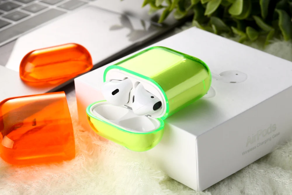 Чехол карамельного цвета для AirPods, чехол, Роскошный милый прозрачный жесткий чехол на AirPods Apple, чехол, протектор для Air Pod, чехол s, чехлы