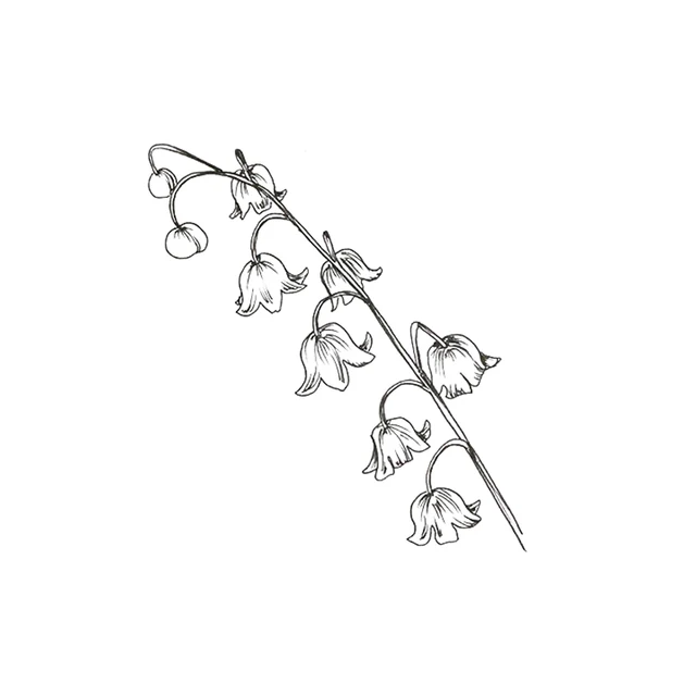 Transparent Stamp Sketch Flowers Clear Stamps Fairy Rubber Silicone Seal for DIY Scrapbooking Card Making Album Photo Decoration h