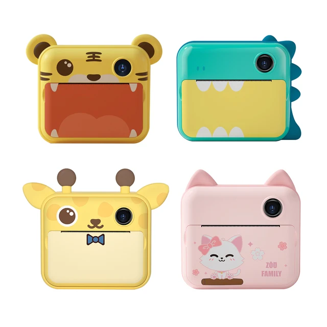 Children Instant Print Camera 12MP Children Digital Camera Toys Cartoon 1080P HD Video Photo Thermal Dual Camera With Kids Gift 5