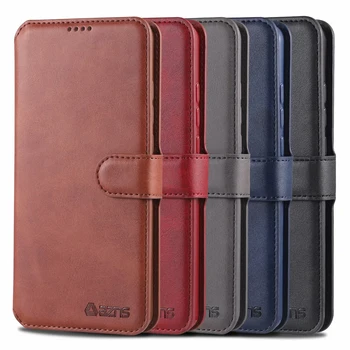 

Phone Case For Xiaomi Mi 9T Pro Case Premium Leather Wallet Case Business Credit Card Holder Flip Cover For Redmi K20 Pro Coque