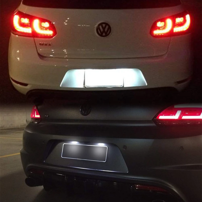 Katur номерной знак светодиодный светильник универсально используется для VW/Golf MK6 MK7/Passat B7 CC Scirocco 35D 943 021 A Светодиодный прожектор белого цвета