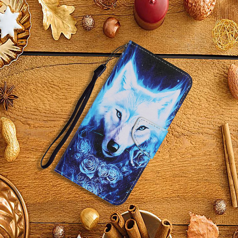 Kids Cartoon Flip Stand Cases For Xiaomi 10T Lite Redmi 9 9A 9C 8 8A 7A Note 9S 9 Pro 8 7 8T Magnetic Wallet Leather Flip Cover