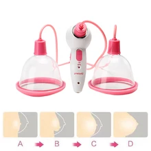 Массажер для груди, вакуумный массажер для тела в виде банок, всасывающий насос, усилитель груди