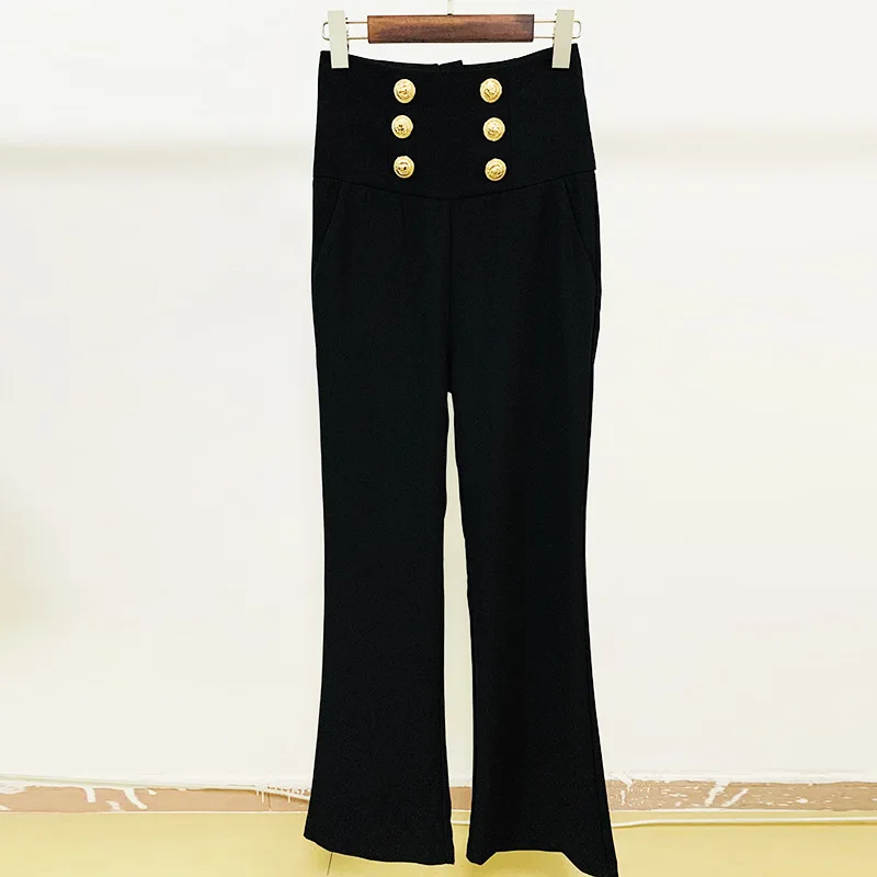 Unique Vintage 1950s Black High Waist Rizzo Cigarette Pants