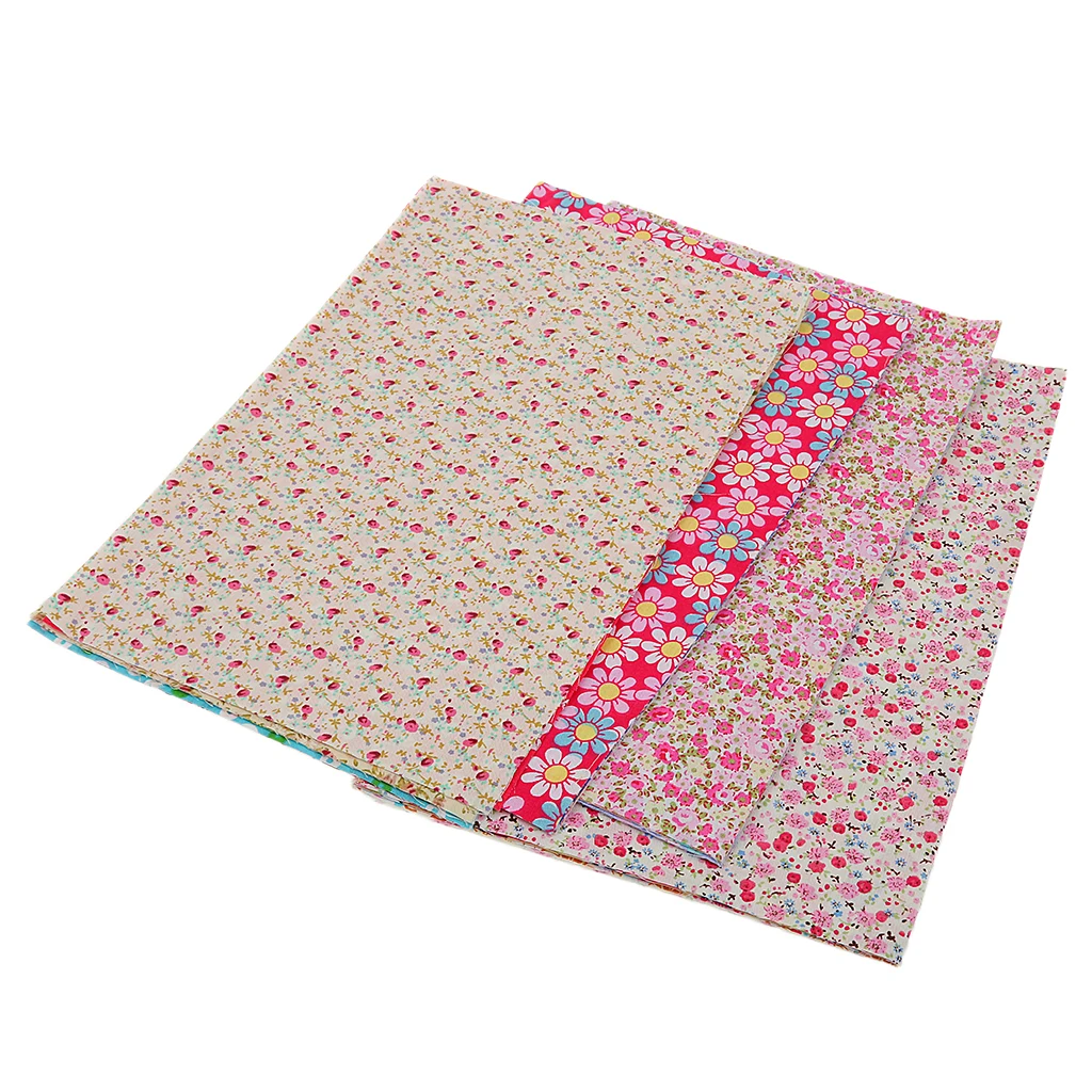 Multi Fat Quarters Fabric Bundles, Quilting Fabric for Sewing Crafting DIY Handmade Crafts , 11.8 x 7.8 inch