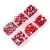 1 Коробка Кристалл Nail Art Горный Хрусталь Золото Серебро Ясно Все Цвета Плоское Дно Смешанная Форма DIY Nail Art 3D Украшения В 6cell горшок