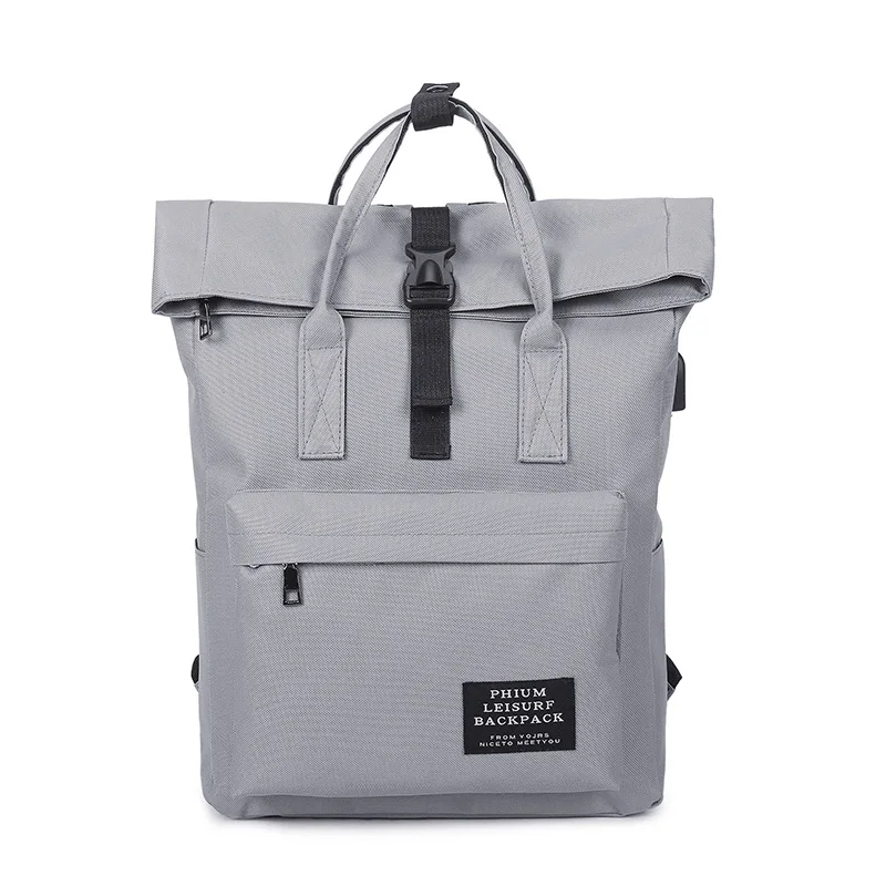 Женский внешний USB зарядка парусиновый рюкзак мужской Mochila Escolar рюкзак для девочек с отделением для ноутбука школьные сумки рюкзак для подростков
