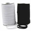 Hot sell 10yards sewing elastic band white black high elastic fiat rubber band waist band Sewing Stretch Rope 5BB5628 ► Photo 3/6