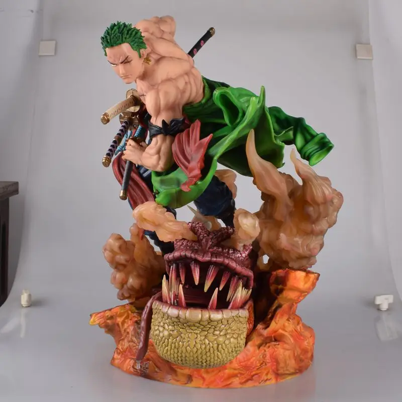 42 см аниме One Piece Roronoa Zoro GK LS Last Sleep Dragon Ver. Масштаб 1/4 ПВХ экшн фигурка коллекционная
