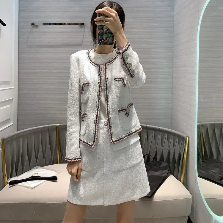 

Aw16678 Beautiful Matter Chronicles 20202 Good Morning! Suit-dress Temperament Lady Of Quality Wind Pearl Piece Jacquard Weave