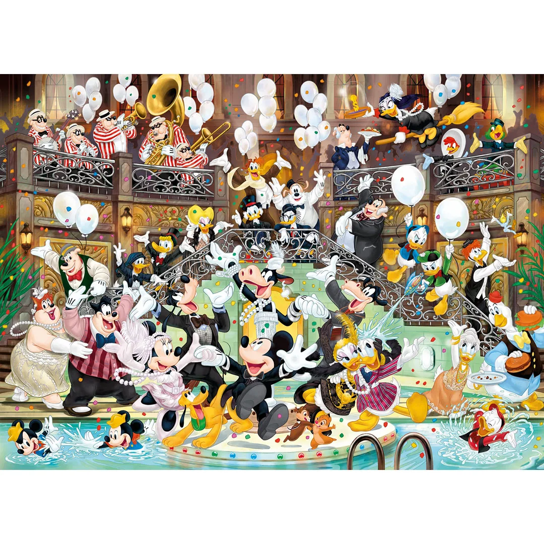 

Mickey Mouse 90th Anniversary Puzzle 1000 Piece Puzzle Educational Toys Highly Difficult Mickey Mouse Puzzle Gifts for Kids