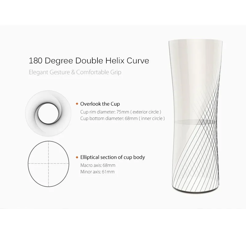 Original Xiaomi Mijia Kiss Kiss Fish Stainless Steel Thermal Vacuum Water Bottle Sensitive Temperature Sensor with Coffee Brewer