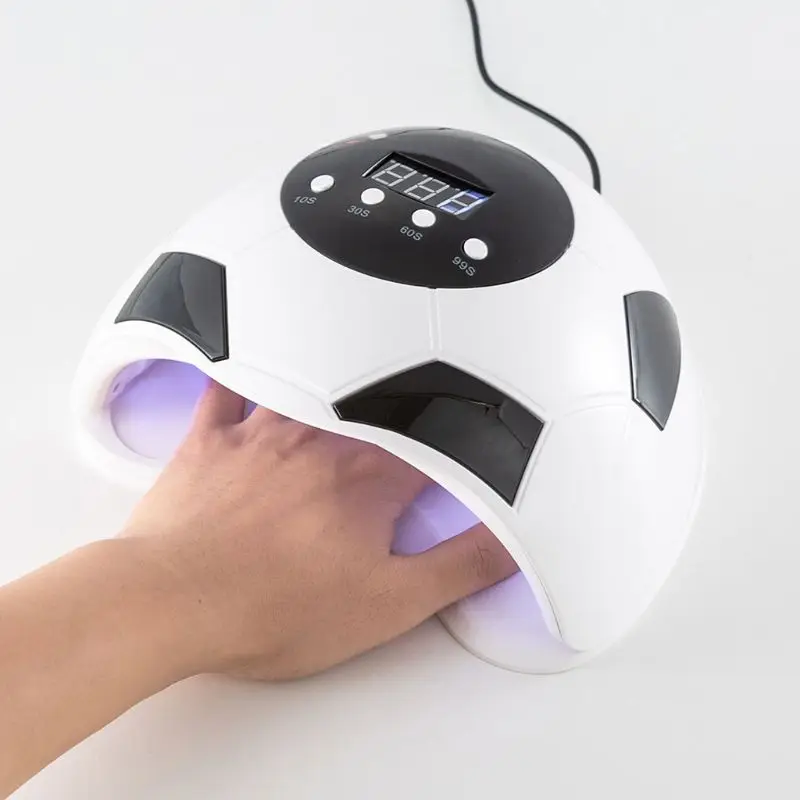

New Nail Phototherapy Lamp 86w Football Shape UV / LED Nails Polish Dryer