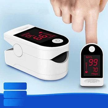 

Finger Pulse Oximeter Oxygen Saturation Monitor Blood Oxygen Monitor Heart Rate Monitors Without Battery