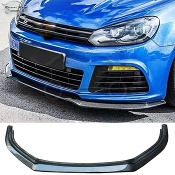 

Carbon Fiber / FRP Front Bumper Lip Spoiler Car Splitters for Volkswagen Golf 6 MK6 R20 car body kit 2010 - 2013