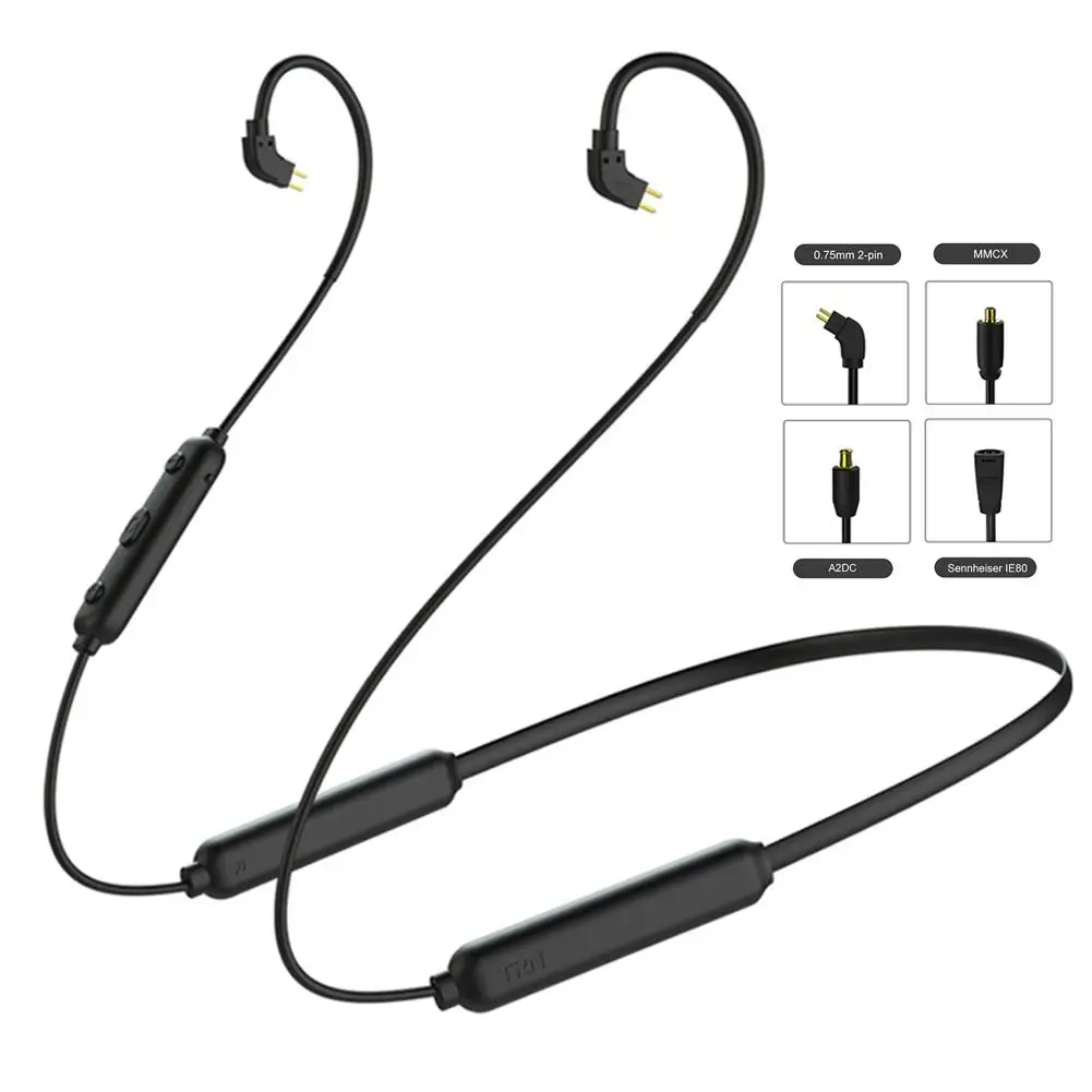 Наушники TRN BT3S 0 75/0 78 мм/MMCX/A2DC/IE80 HiFi гарнитура Bluetooth 4 2 кабель Магнитная время работы