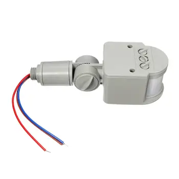 

PIR Motion Sensor Switch Human 180° Infrared Adjustable Detector Automatic New Gray PIR Motion Sensor Switch​