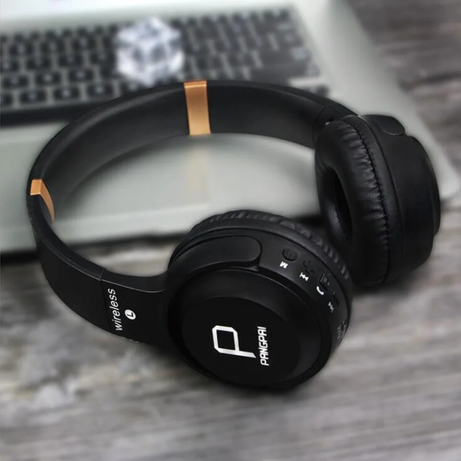 

Wireless Bluetooth Headphone Gaming Headset Mobile Phone Earphone with Mic Bass Headphones Support TF card For Computer PC MP3