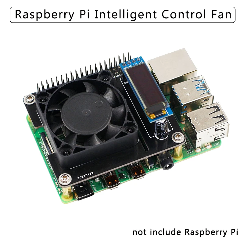 Кулер для охлаждения процессора Raspberry Pi 4B/3B +/3B|Аксессуары демонстрационных