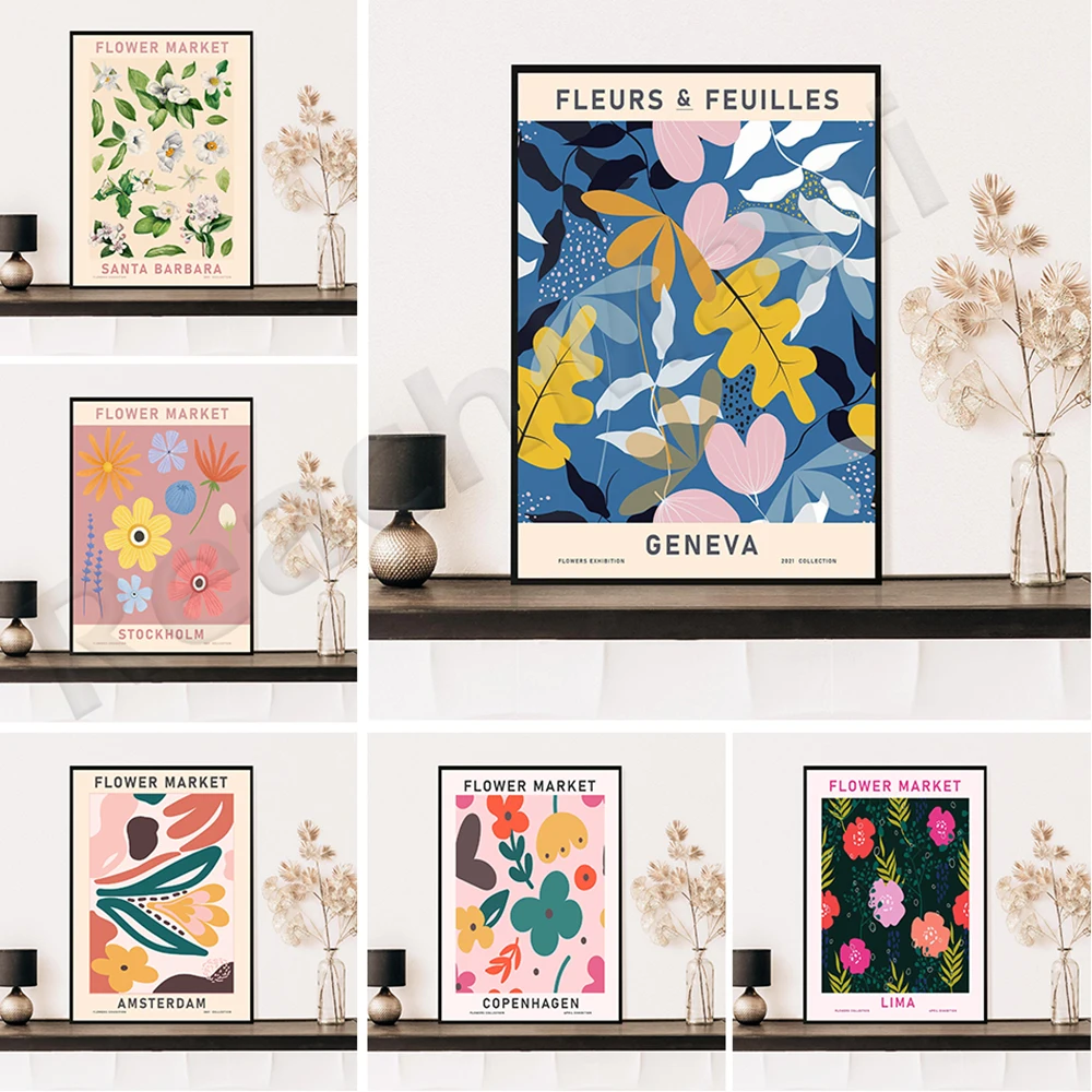 

Flower Market Stockholm, Flower Market Print, Flower Market Poster, Flower Wall Art, Flower Shop, Florist Gift, Home Decor