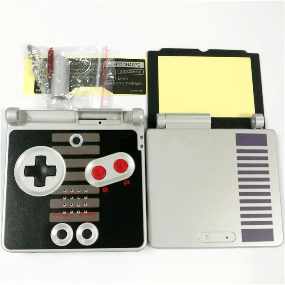 1 комплект корпуса чехол накладка для Nintendo GBA SP с полным корпусом + экрана