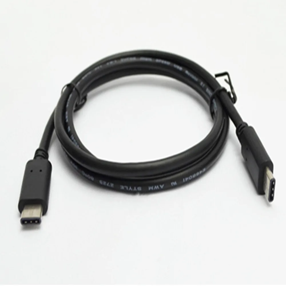 USB C к USB C кабель type C адаптер папа-папа удлинитель для Macbook телефон Дата зарядный кабель Быстрая зарядка 1 м