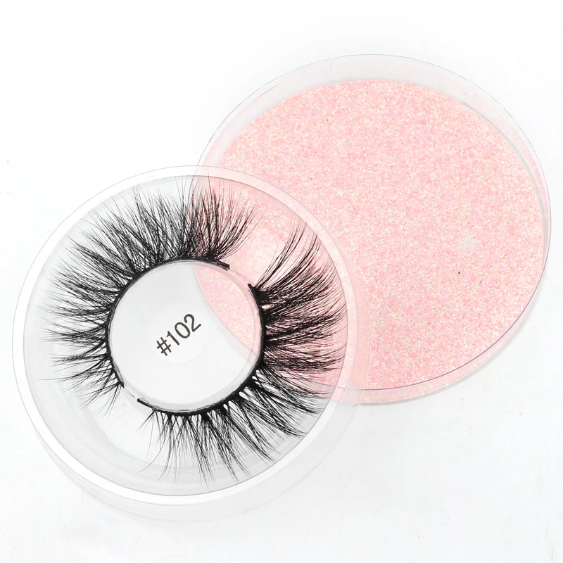 False Eyelashes 4/50/100 Pcs 3D Mink Lashes Makeup Natural Wispy Long Faux Cils