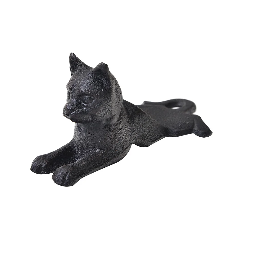 Underarm Cat Ветрозащитная дверная пробка для безопасности детей, для домашнего использования, износостойкая, прочная, декоративная, чугунная, в форме животного, для предотвращения столкновений, для ванной, спальни - Цвет: Underarm Cat