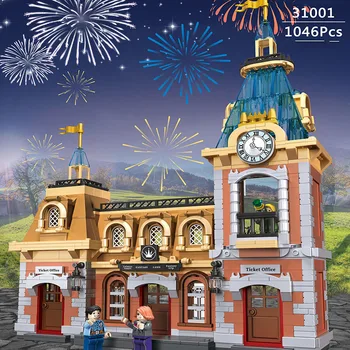 

31001 J11001 3350Pcs Train And Station Compatible Lepinings 71044 Building Blocks Bricks Kids Educational Toy Christmas Gifts
