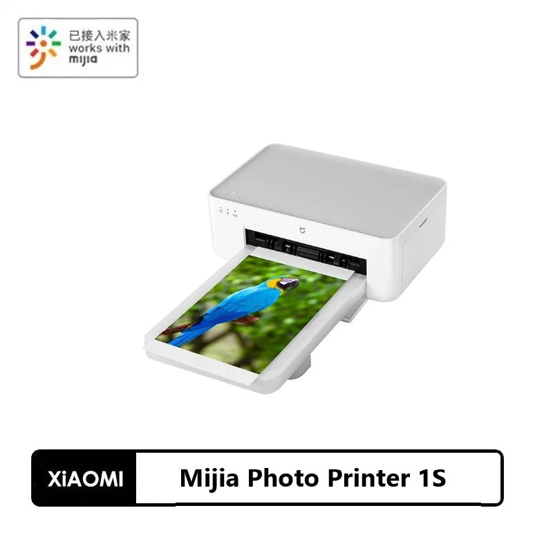 Verbazingwekkend Vleugels wijsvinger Xiaomi Mijia Foto Printer 1S High Definition Kleur Sublimatie 6/3 Inch  Draagbare Fotopapier Smart Remote Printer App Gebruik|Printers| - AliExpress