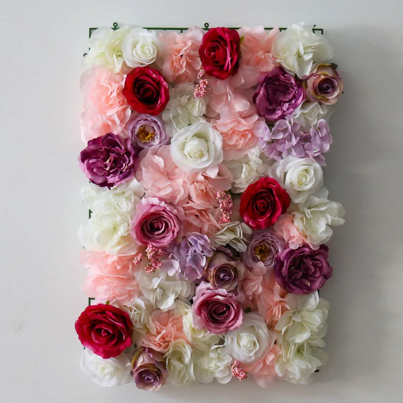 Искусственный цветок, настенная Роза, Гортензия, имитация цветов, Шелковый цветок, свадебное украшение, украшение для дома, Рождественское украшение - Цвет: 029