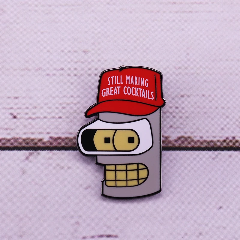 Robot Da Combattimento Bender Per Il Presidente Pin Future World Adventure Gift