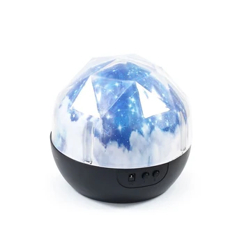 

WAKYME Rotate Starry Sky Night Light Projector Earth Universe LED Lamp Colorful Flashing Star Kids Baby Christmas Gift