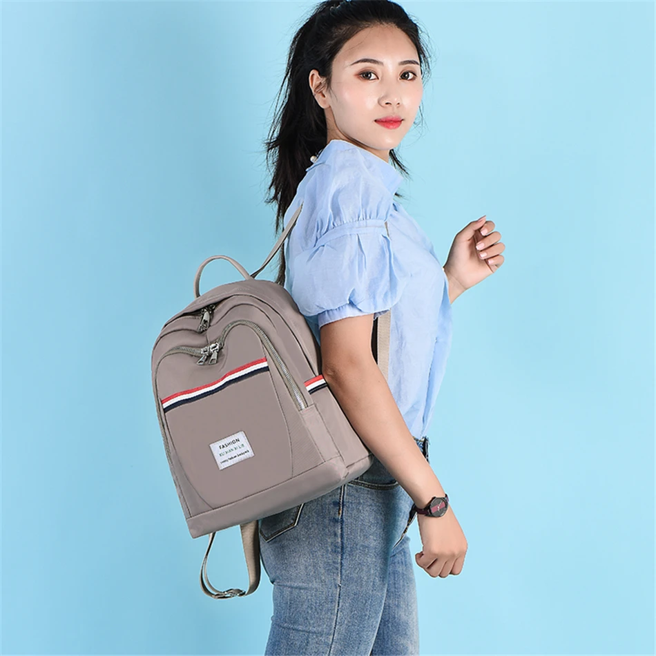 Высокое качество простой женский рюкзак Оксфорд Mochila школьные сумки для девочек