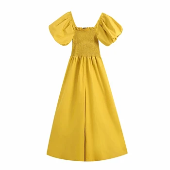 

2020 Summer Women Solid Loose jumpsuit playsuit overalls Elastic bust Short Sleeve Female Fashion rompers womens jumpsuit