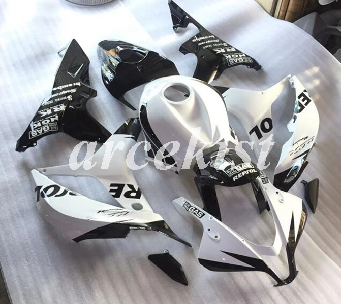

Injection Mold New ABS Full Fairings Kit Fit for HONDA CBR600RR 07 08 F5 CBR600 2007 2008 fairing Body set black Repsol
