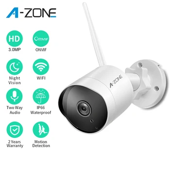 

3.0MP IP Camera WIFI Surveillance Camera Onvif IR Night Vision 1536P HD Outdoor Wireless CCTV P2P Remote IP Security Camera