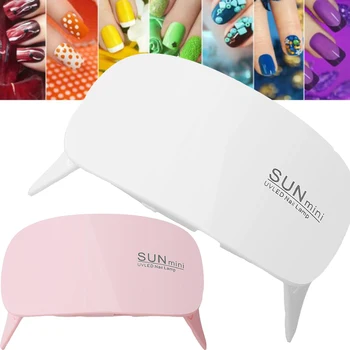 

Mini Portable UVnail lamp LED Light 6W with USB Charger 30s 60s Nail Timer Dryer Nail Polish Nail Light