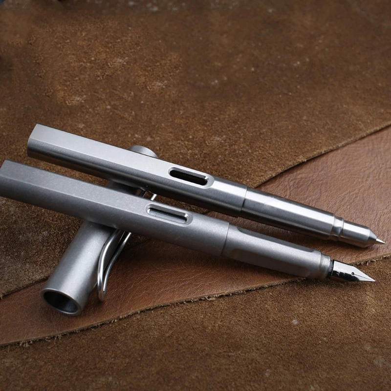 EDC Titanium Alloy Self Defense Survival Safety Tactical Pen Writing Tools 