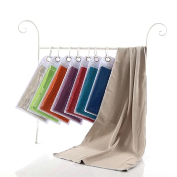 

30 * 100cm Cooling Artifact Ice Towel Magic Spot Wholesale Cold Towel Quick Drying Heatstroke Two Color Solid Sport