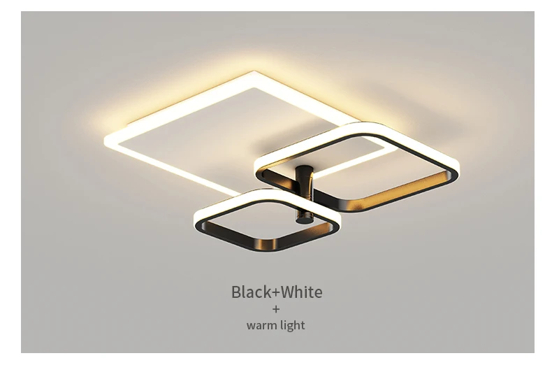 Conduziu a Lâmpada do Teto Lustre de Teto Luz para Sala Deyidn Moderno Quadrado Rotatable Simples Estar Quarto Vestiário Novo 14 Computers & Electronics