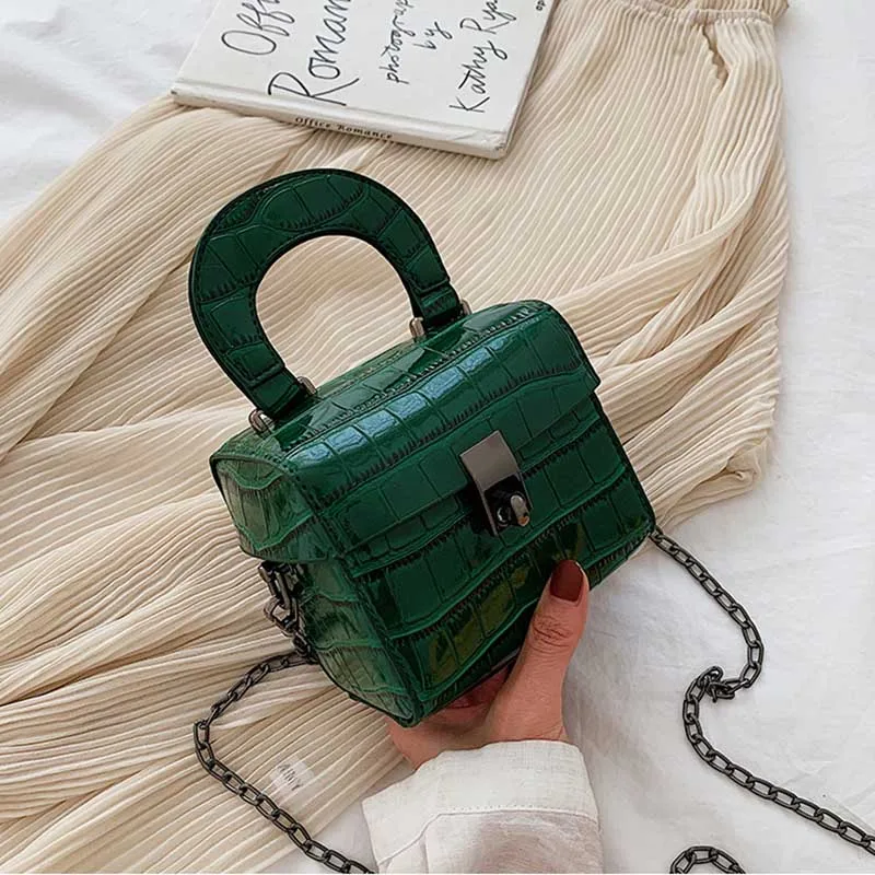 

Luxury Handbags Women Bags Designer PU Leather Shoulder Messenger Bags Alligator Pattern Lady Travel Handbags And Purses