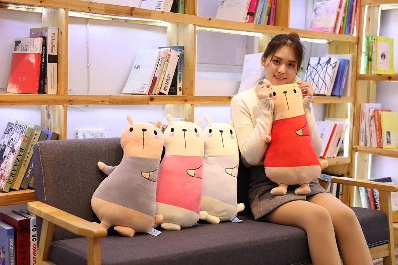 Kawaii плюшевая ваза, игрушки для кошек, чучела милого медведя/маленькие куклы-птицы, детский подарок, кукла, игрушки для животных, 4 цвета, украшение для дома, мягкие подушки