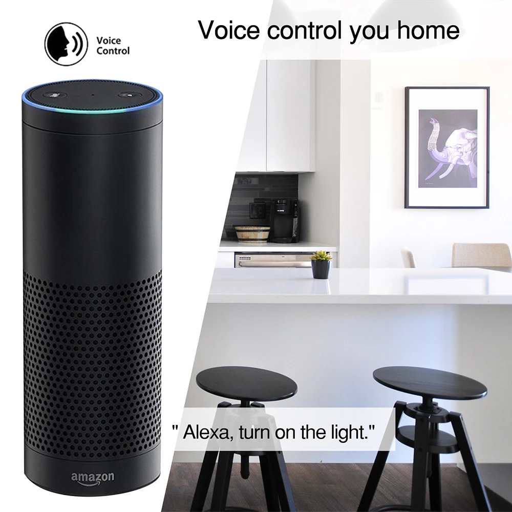 1/2/3 способ регулирования ЕС смарт таймер переключатель Workes с Alexa Echo и Google Home умный