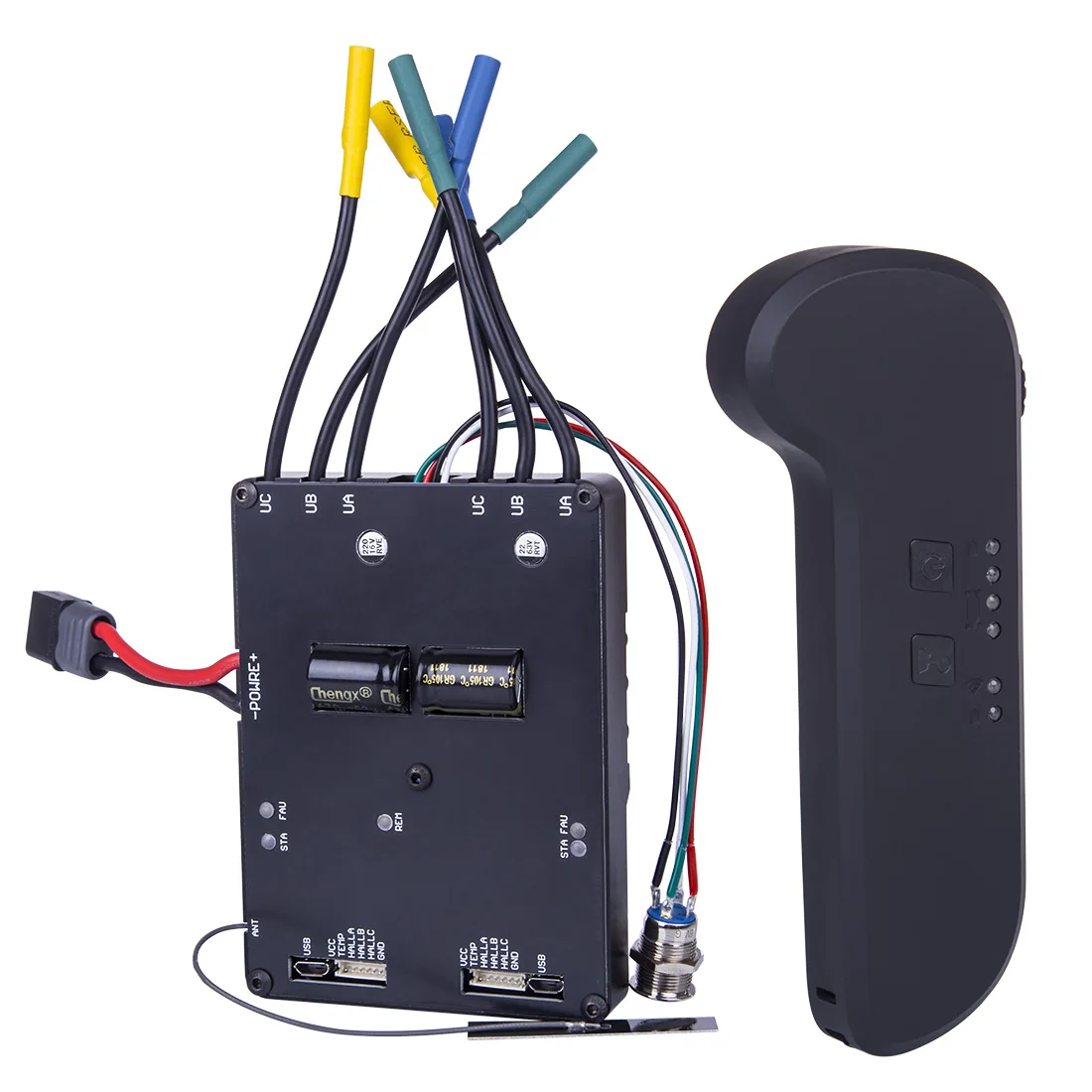 Новый двойной привод ESC ESC6.1 100A 8 60V 3S 12S аккумулятор с чехлом|Скейтборд| |