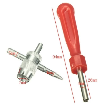 

Installation Tire valve tool Handheld Auto Metal 29CM Replacement Parts Set Removal