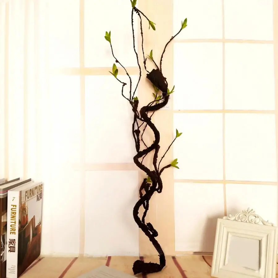 

Artificial Tree Rattan Dried Flowers Grape Twigs Plastic Fake Plant Dry Vine Branch Flower Home Party Wedding Decor