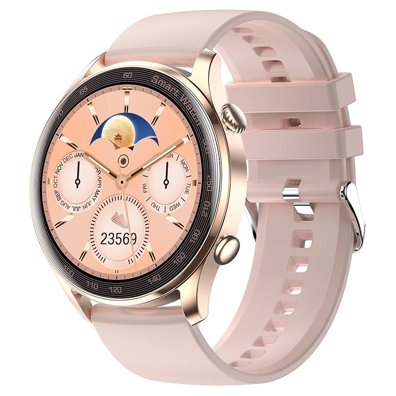 2022 New Bluetooth Call Smart Watch Men Women Heart Rate Monitor Fitness Tracker Music Player 1.36Inch 390*390 HD Smartwatch+Box 