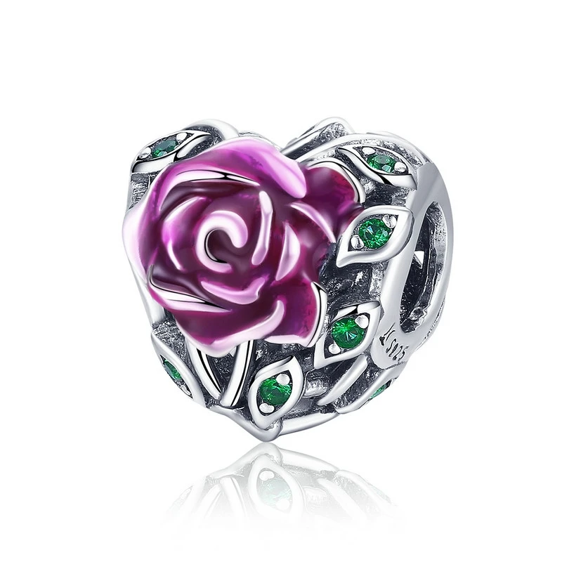 Fit Pandora Шарм браслет сердцевидные бусины Подвески 925 стерлингового серебра оригинальные модные серебряные ювелирные изделия изготовление Горячая - Цвет: s927